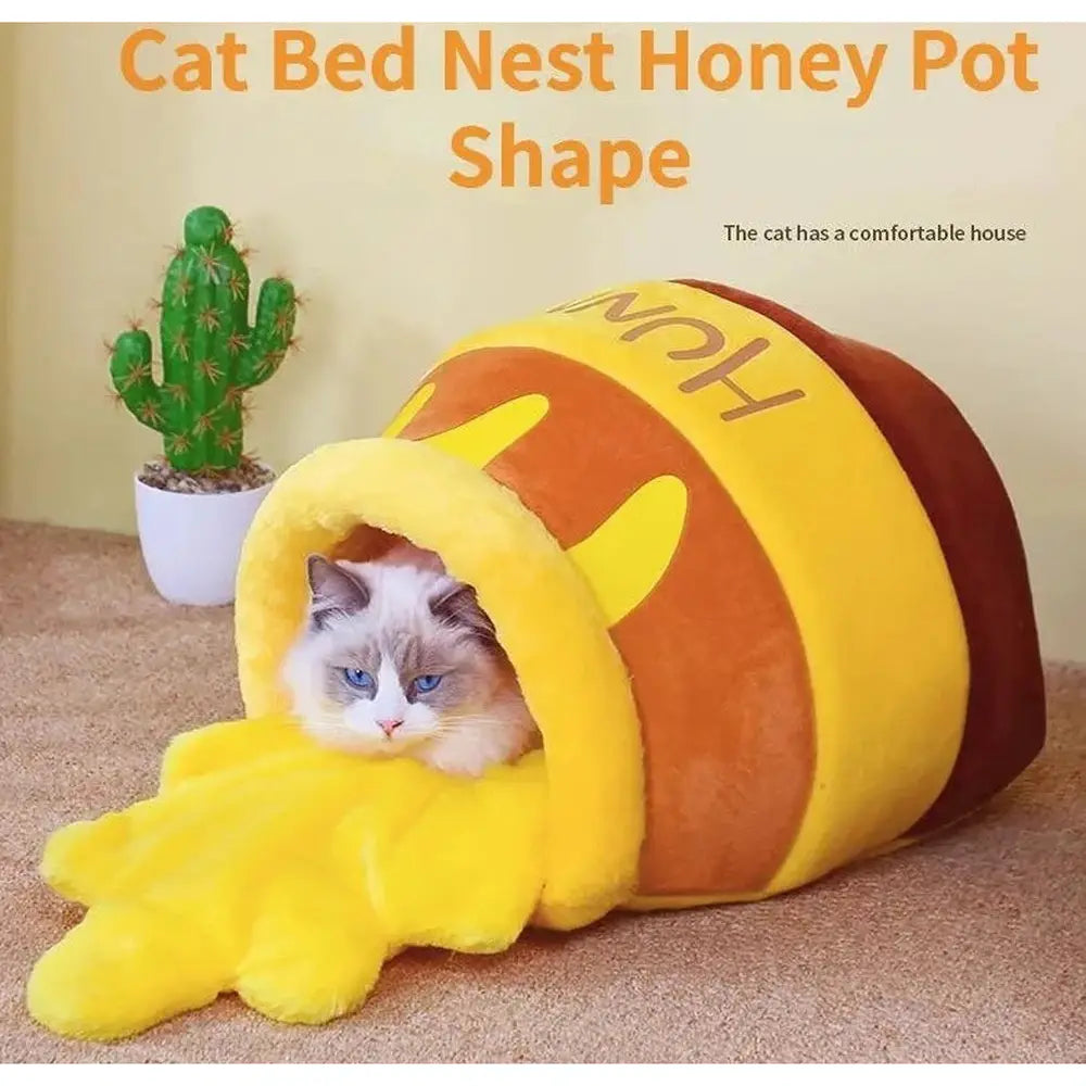 Honey Pot Shape Pet Bed-Furever Adorable