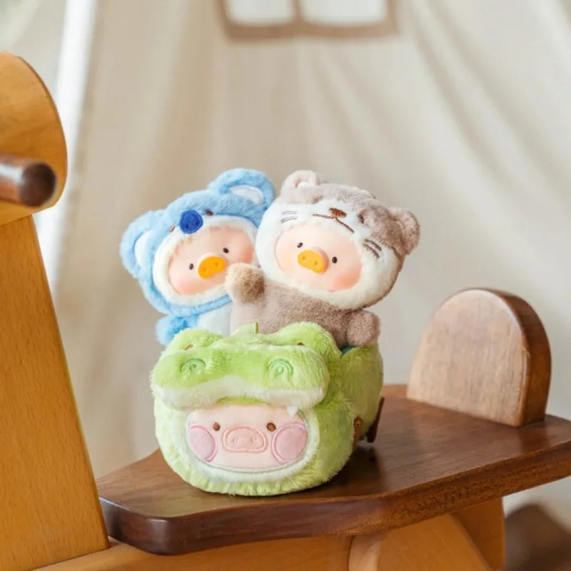 Genuine Canned Lulu Pig Animal Party Forest Theater Series Vinyl Plush Blind Box Cute Lulu Pig Bag Exquisite Pendant Finger Doll Furever Adorable