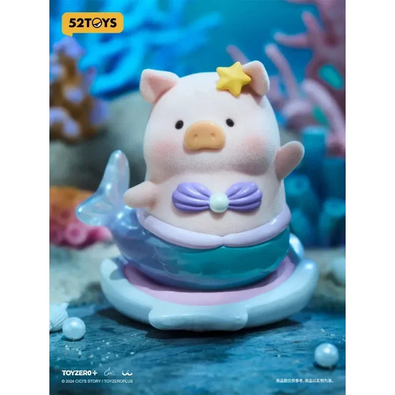 Lulu Canned Pig Ocean Series Blind Box Caixa Caja Girls Dolls Boys Gift Mystery Box Anime Action Figure Toys Furever Adorable