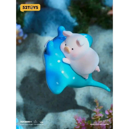 Lulu Canned Pig Ocean Series Blind Box Caixa Caja Girls Dolls Boys Gift Mystery Box Anime Action Figure Toys Furever Adorable