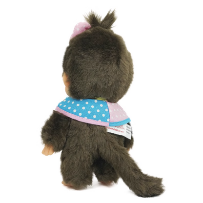 Monchhichi 45th Anniversary Limited Cape plush rear view with tail
