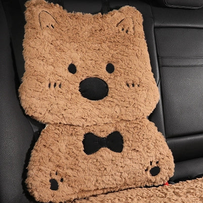 The "Snuggle-Pup" Westie-Plush Car Accessory Collection Furever Adorable 