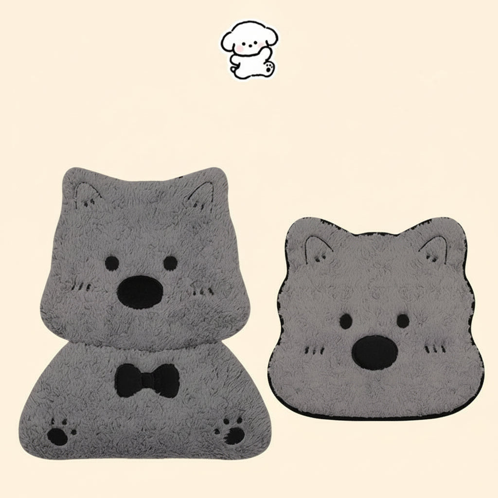 The "Snuggle-Pup" Westie-Plush Car Accessory Collection Furever Adorable 