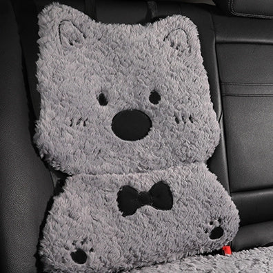 The "Snuggle-Pup" Westie-Plush Car Accessory Collection Furever Adorable 