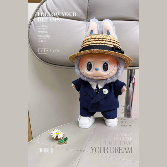 OUTFIT ONLY Labubu’s G-Dragon Outfit NAVY Furever Adorable