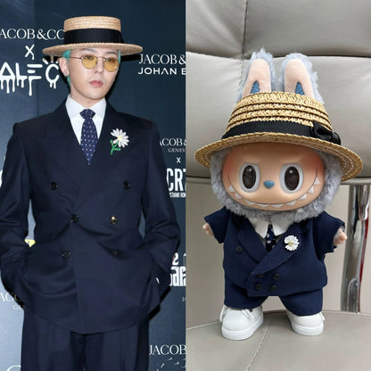OUTFIT ONLY Labubu’s G-Dragon Outfit NAVY Furever Adorable