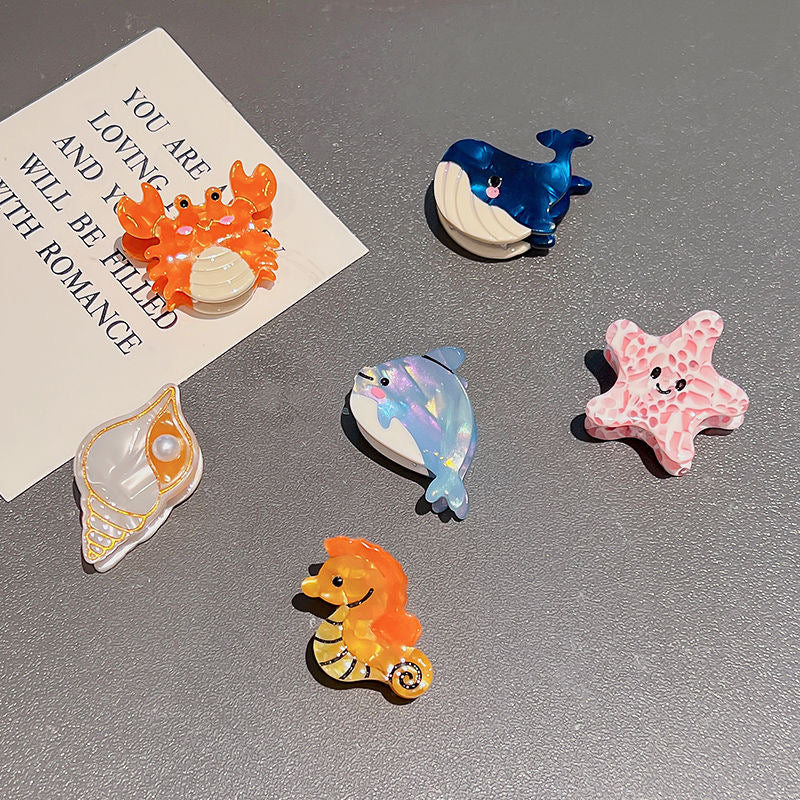 Ocean Dreams: Marine Animal Hair Clips for Kids Furever Adorable