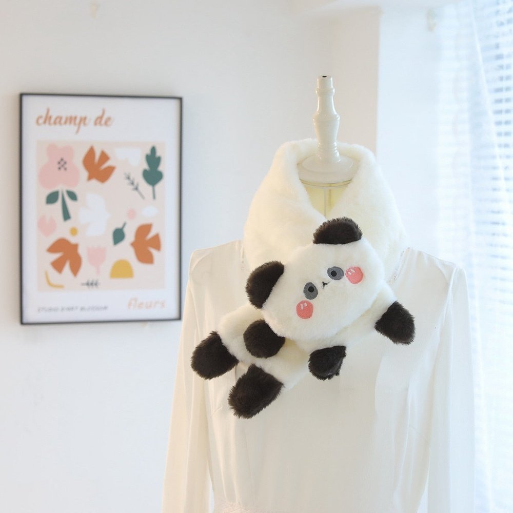 Panda Shaped - Hat, Scarf & Glove-Furever Adorable