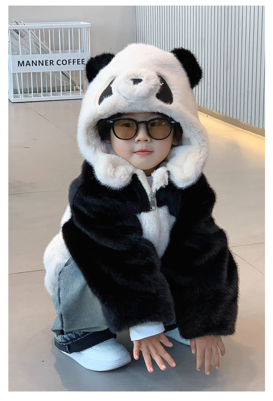 Pawfect Panda Snuggles Coat - Fluffy Furriend Edition Furever Adorable 