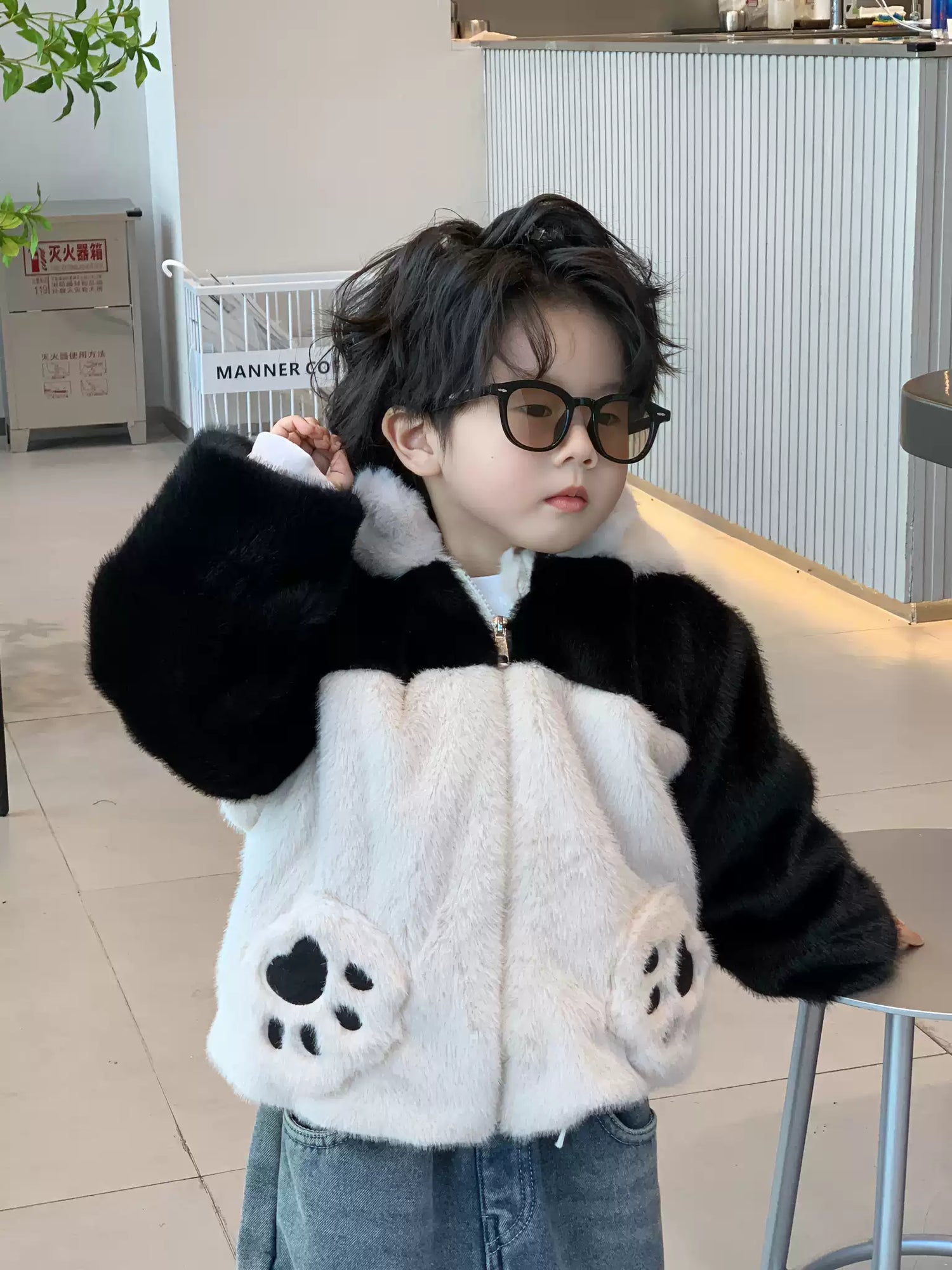 Pawfect Panda Snuggles Coat - Fluffy Furriend Edition Furever Adorable 