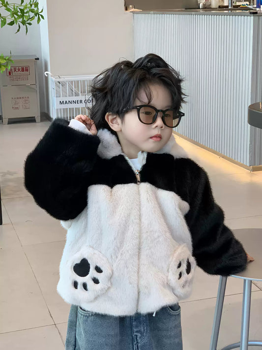 Pawfect Panda Snuggles Coat - Fluffy Furriend Edition Furever Adorable 