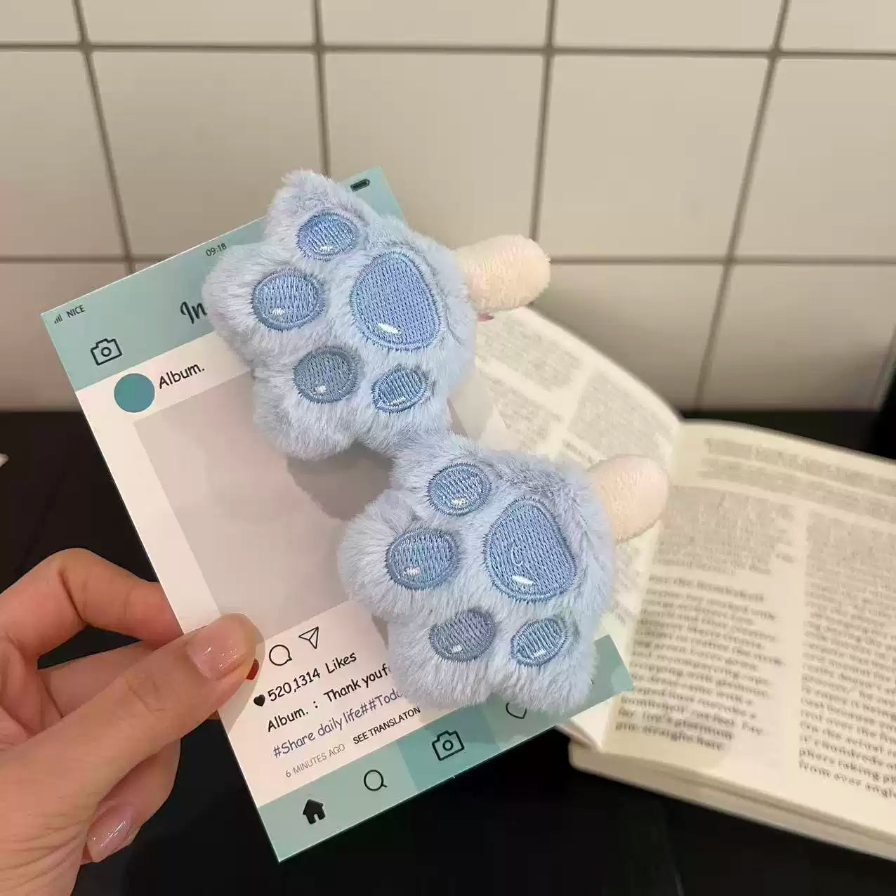 Pawfect Plush 'Pawpsicle' Hair Clips - Zootopia-Inspired Whiskered Accessory Furever Adorable