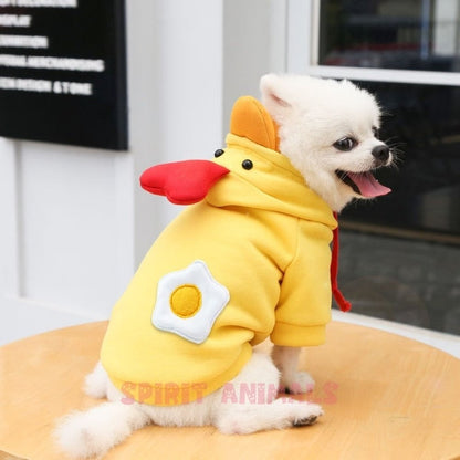 Pet Costume - White / Yellow Chicken-Furever Adorable