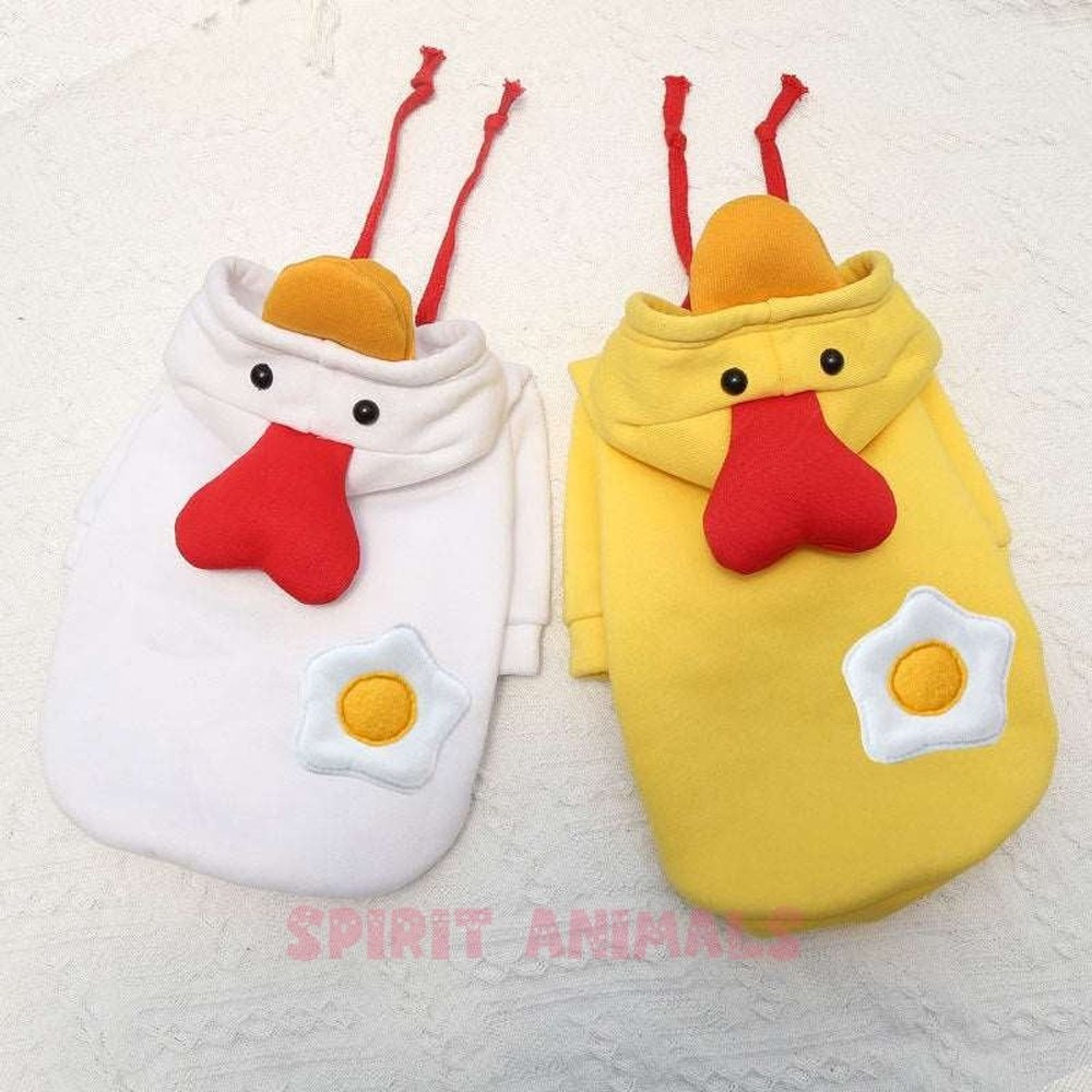 Pet Costume - White / Yellow Chicken-Furever Adorable