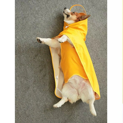 Pet Dog Raincoat For Small Medium Large Dogs Waterproof Jacket Rain Coat Clothes Corgi Husky Schnauzer Pug Labrador CTC01-Furever Adorable