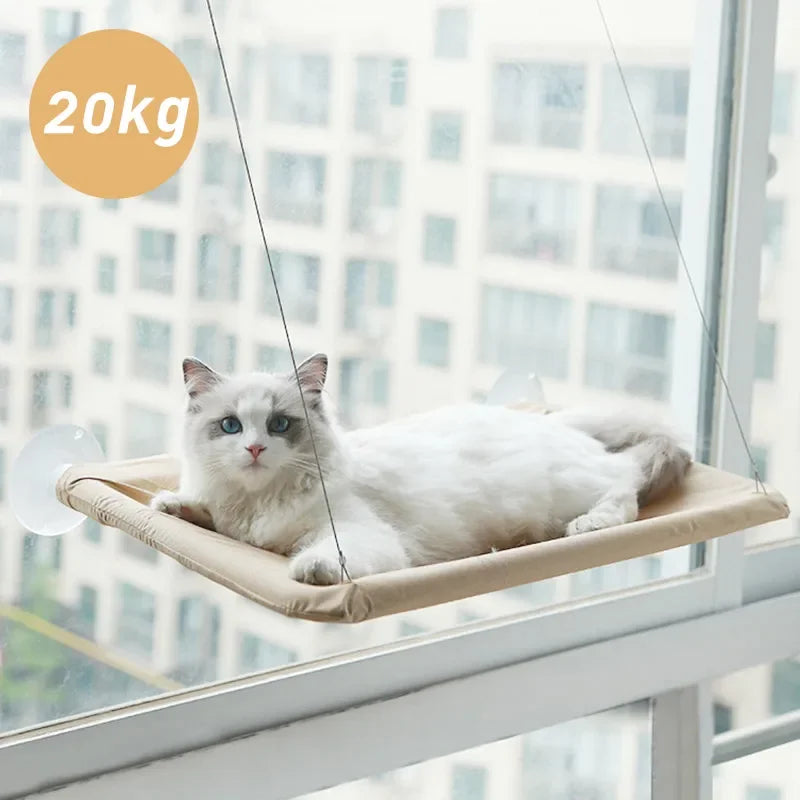 Pet Hanging Hammock Sunny Window Bed Frame Seat For Cat-Furever Adorable