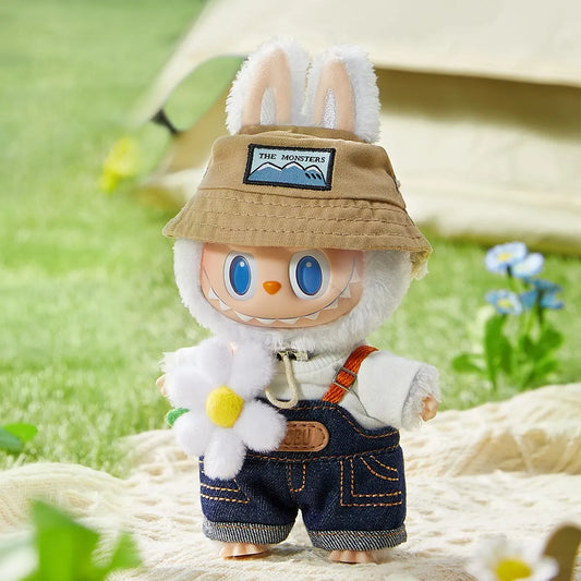 Pop Mart Vinyl Plush Doll Pendant - The Monster Labubu Spring at Home Series Furever Adorable