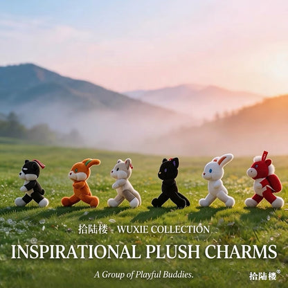 Poseable Plush Animal Bag Charm & Keyring Keychain Furever Adorable