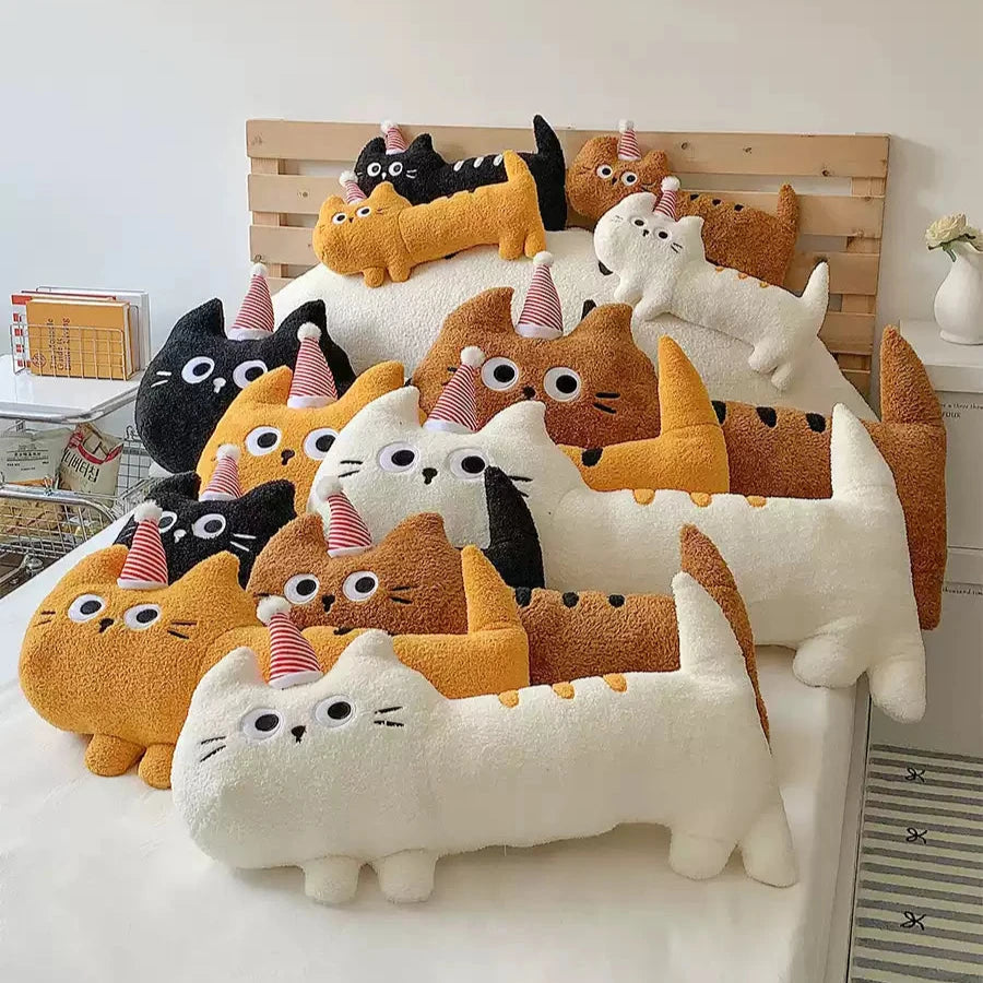 Pre-Order Cute cat with a party hat cushions-Furever Adorable