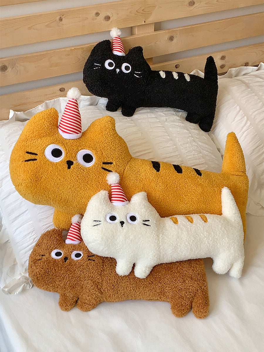 Pre-Order Cute cat with a party hat cushions-Furever Adorable