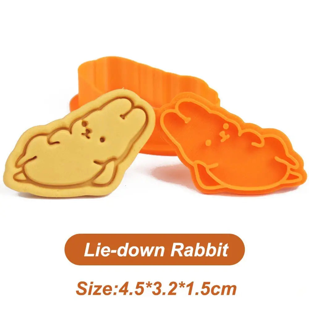 Rabbie Shaped 3D Biscuit Molding Set-Furever Adorable