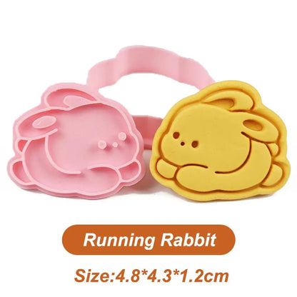 Rabbie Shaped 3D Biscuit Molding Set-Furever Adorable