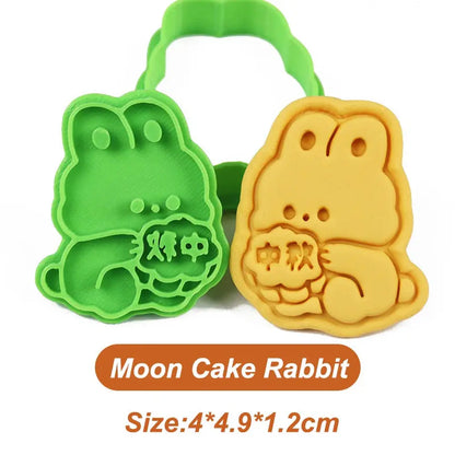 Rabbie Shaped 3D Biscuit Molding Set-Furever Adorable