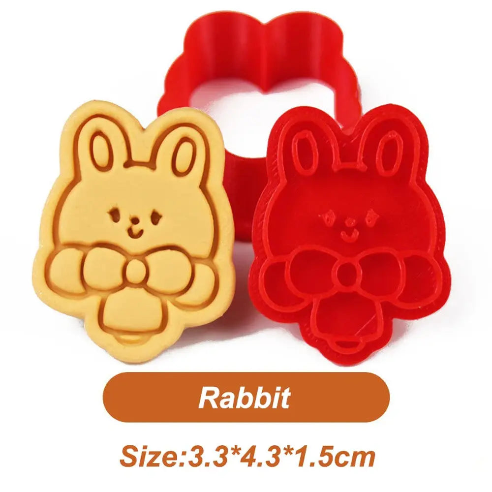 Rabbie Shaped 3D Biscuit Molding Set-Furever Adorable