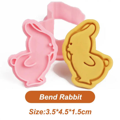 Rabbie Shaped 3D Biscuit Molding Set-Furever Adorable