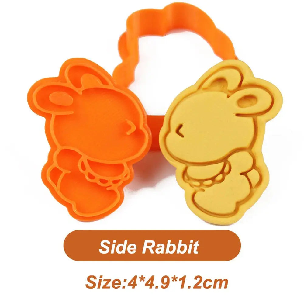 Rabbie Shaped 3D Biscuit Molding Set-Furever Adorable