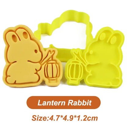 Rabbie Shaped 3D Biscuit Molding Set-Furever Adorable