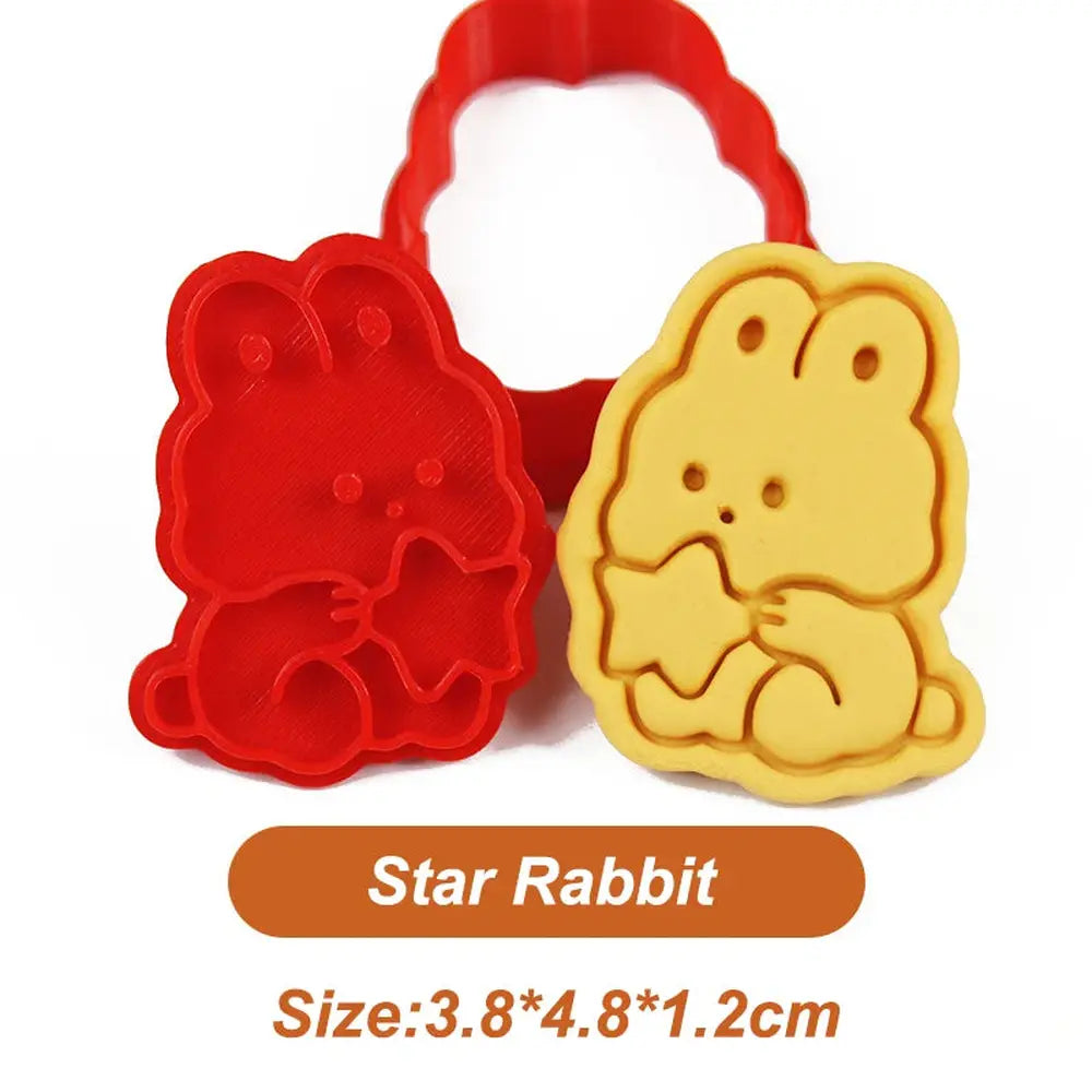 Rabbie Shaped 3D Biscuit Molding Set-Furever Adorable