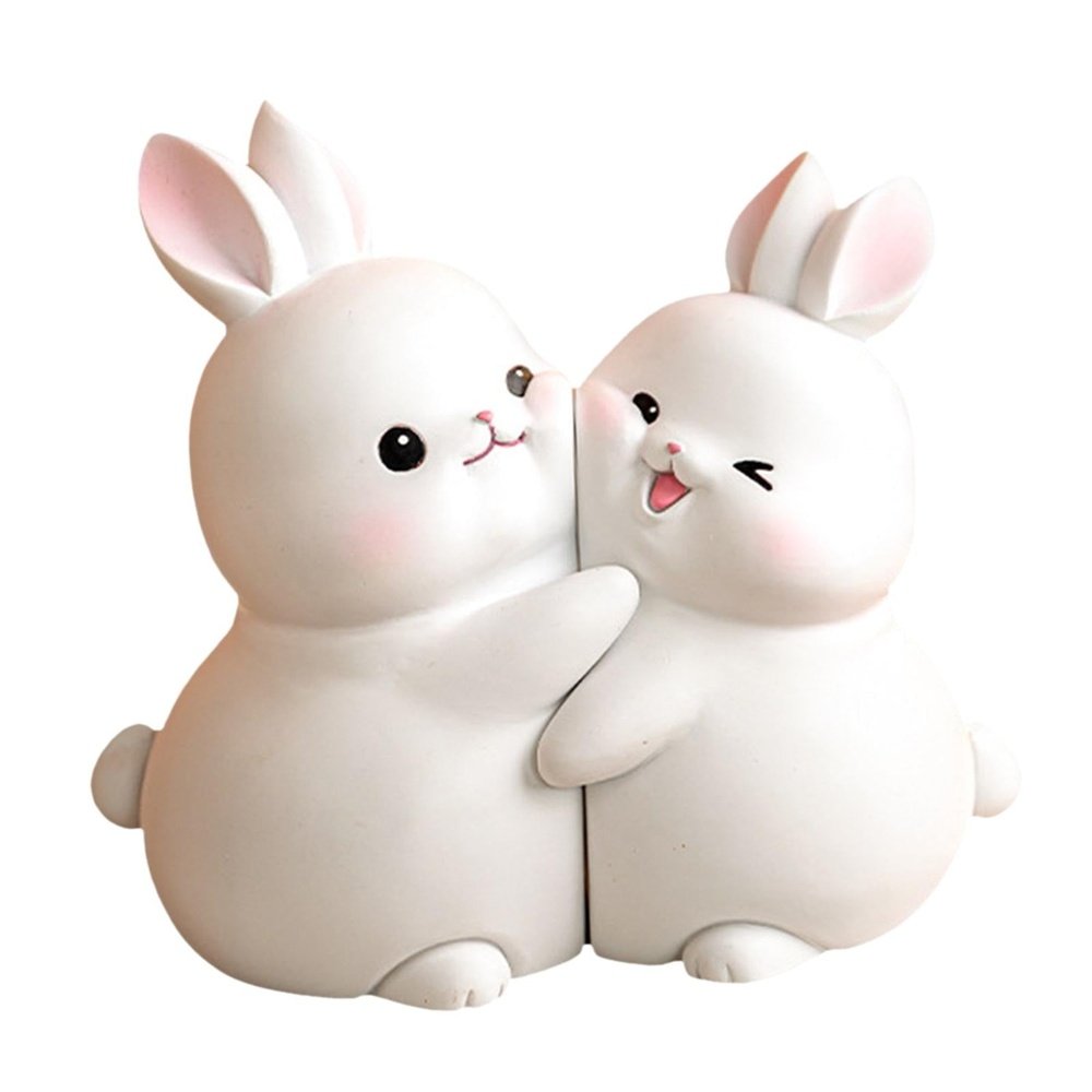 Rabbit Decorative Bookends-Furever Adorable