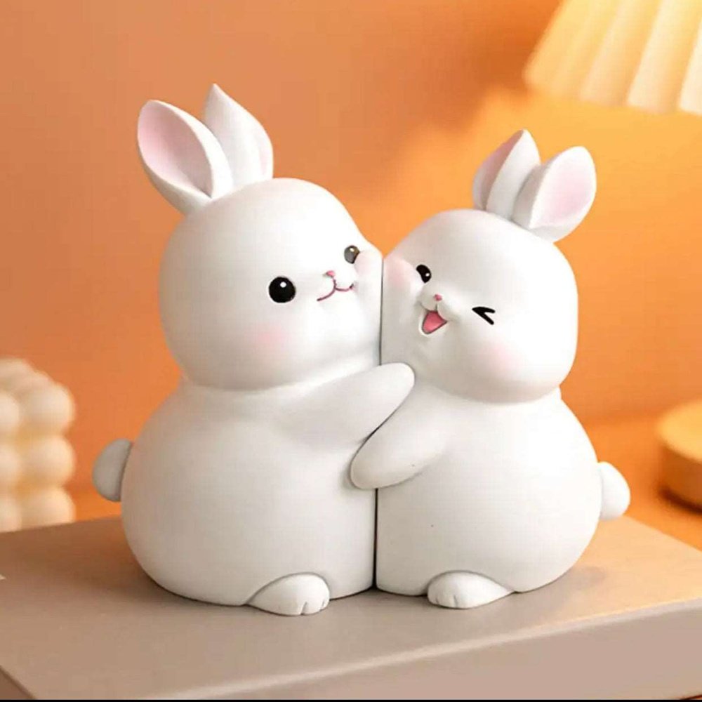 Rabbit Decorative Bookends-Furever Adorable