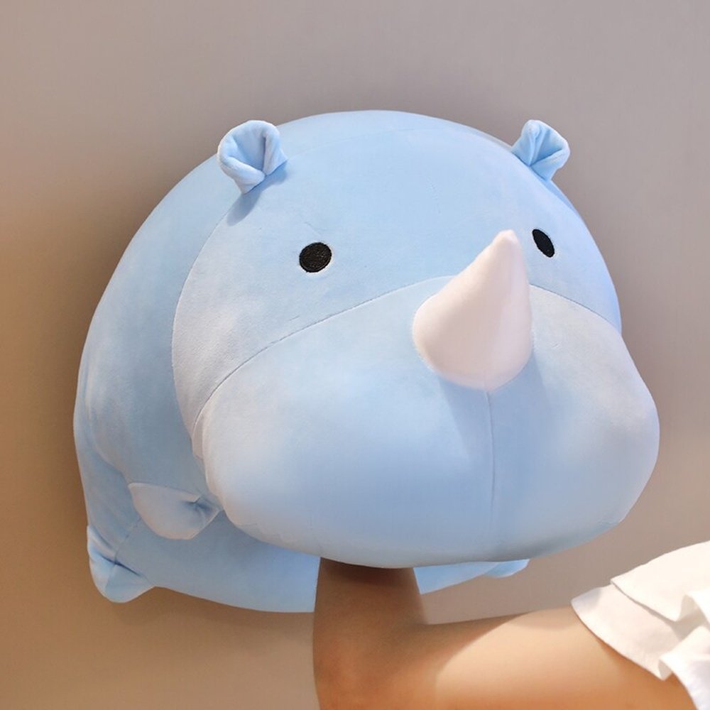 Rhino Plush Cushion Toy-Furever Adorable