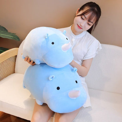 Rhino Plush Cushion Toy-Furever Adorable