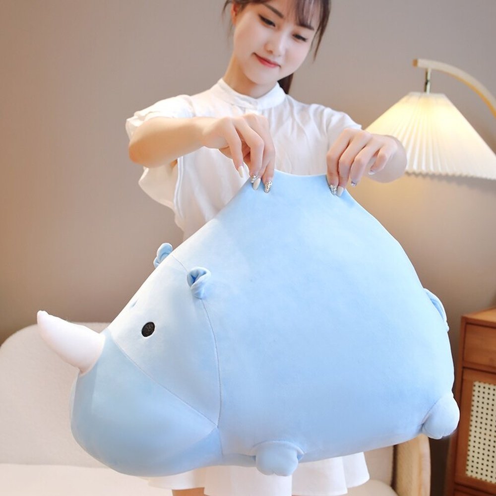 Rhino Plush Cushion Toy-Furever Adorable