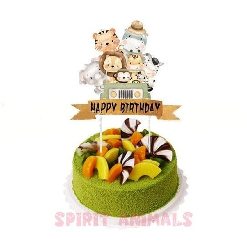 Safari Jungle Birthday Party Supplies-Furever Adorable