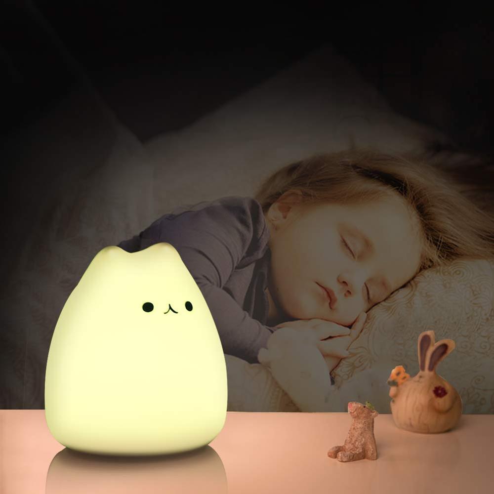 Silicone LED Night Light for Kids-Furever Adorable