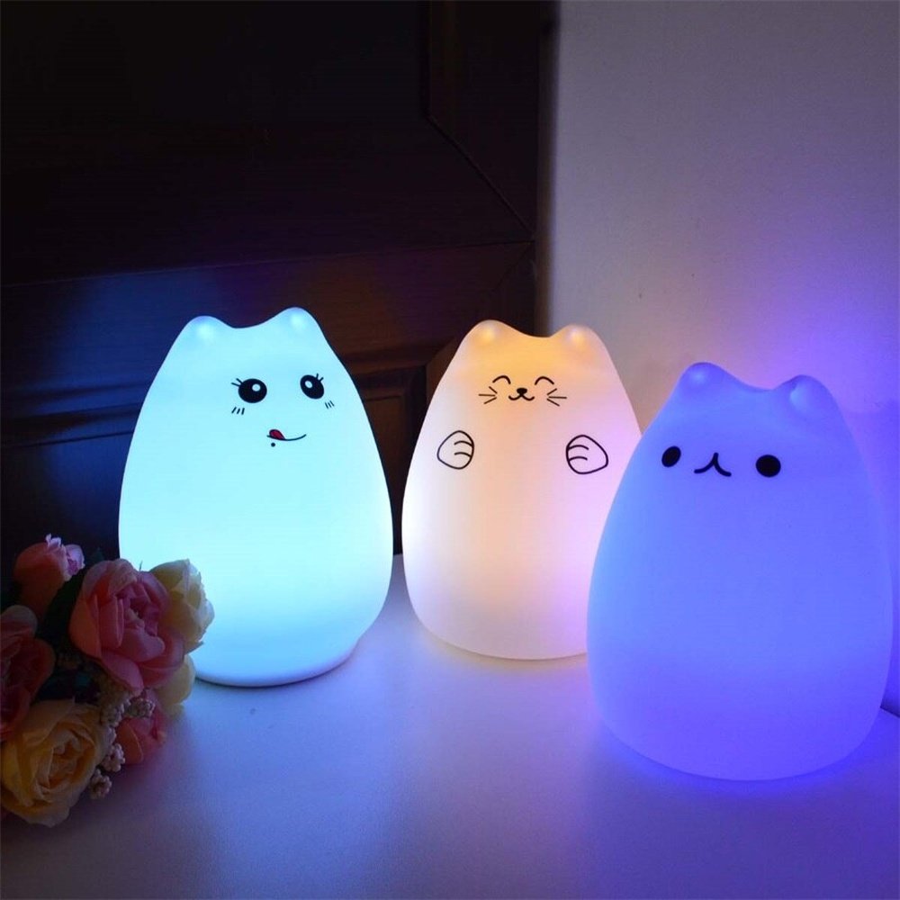 Silicone LED Night Light for Kids-Furever Adorable