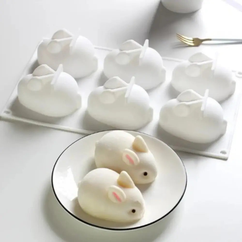 Silicone Rabbit Shape Fondant Chocolate Mold-Furever Adorable