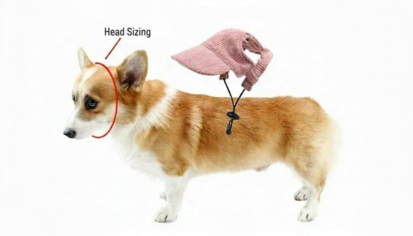 Snuggly Corduroy Sun Visor Hat for Cats & Dogs - Pawfect Pastel Shades Furever Adorable 