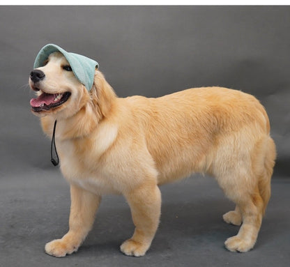 Snuggly Corduroy Sun Visor Hat for Cats & Dogs - Pawfect Pastel Shades Furever Adorable 