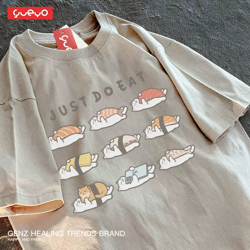 Sushi Cat T-Shirt-Furever Adorable