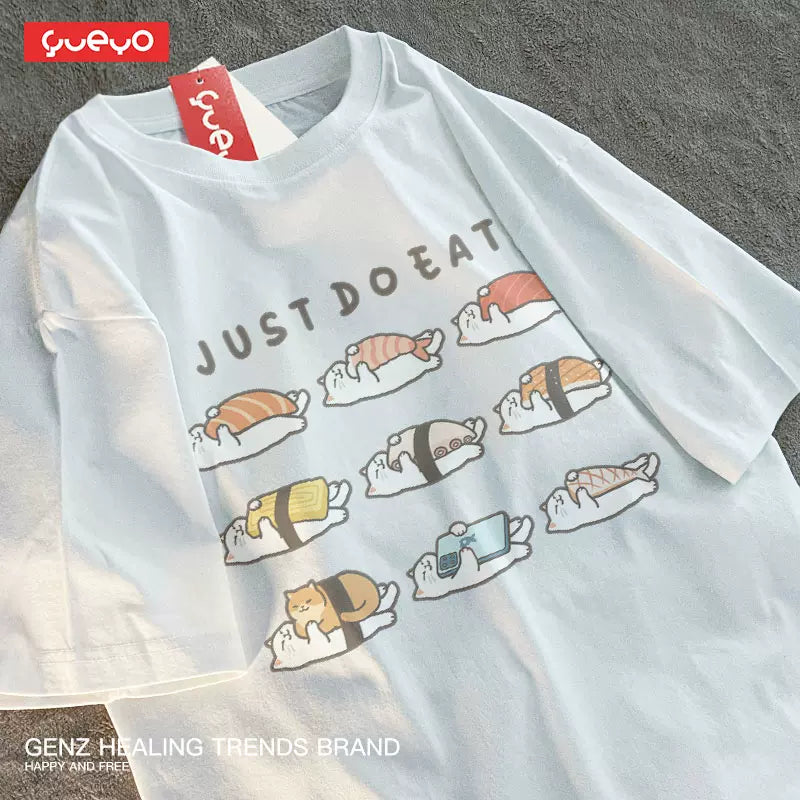 Sushi Cat T-Shirt-Furever Adorable