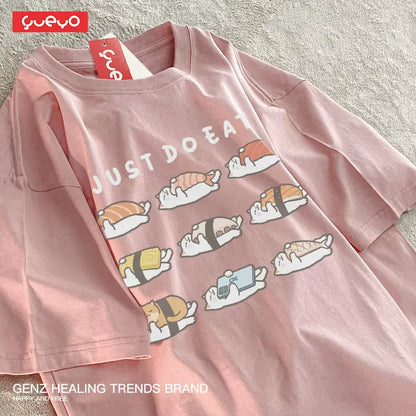 Sushi Cat T-Shirt-Furever Adorable