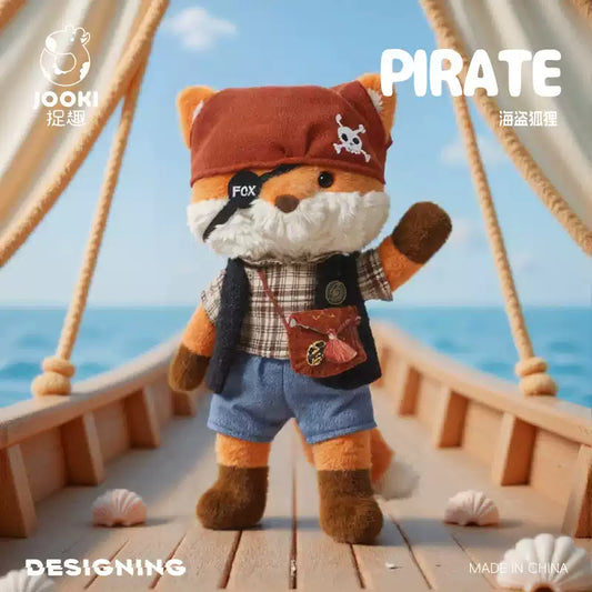 The Little Pirate Captain – Whiskered Voyager Fox Plush Furever Adorable 
