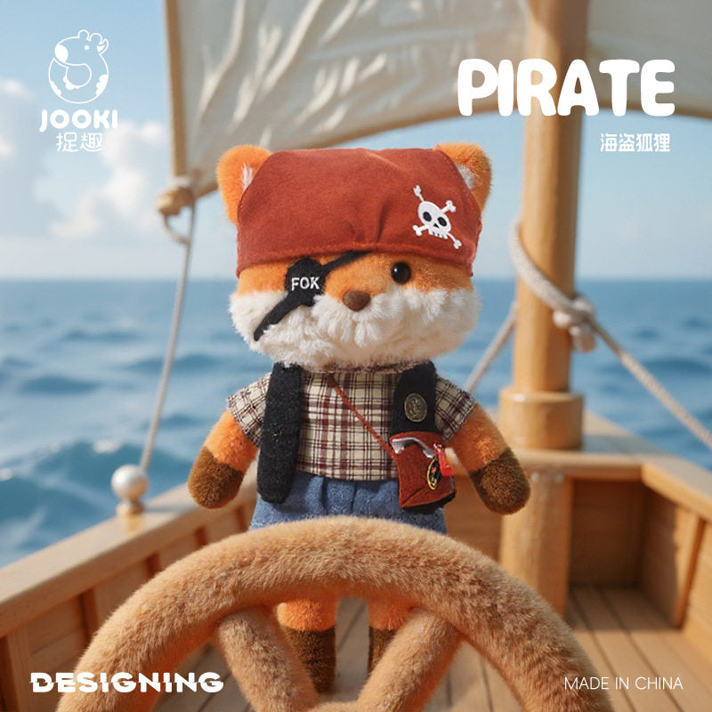 The Little Pirate Captain – Whiskered Voyager Fox Plush Furever Adorable 