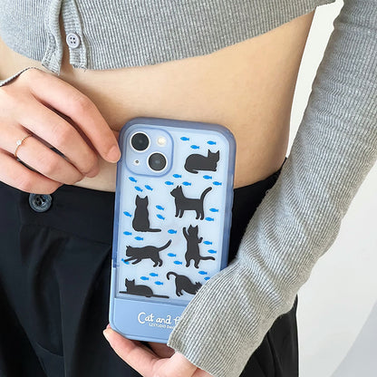 Transparent Animal Pattern Fancy Protective Phone Case Furever Adorable