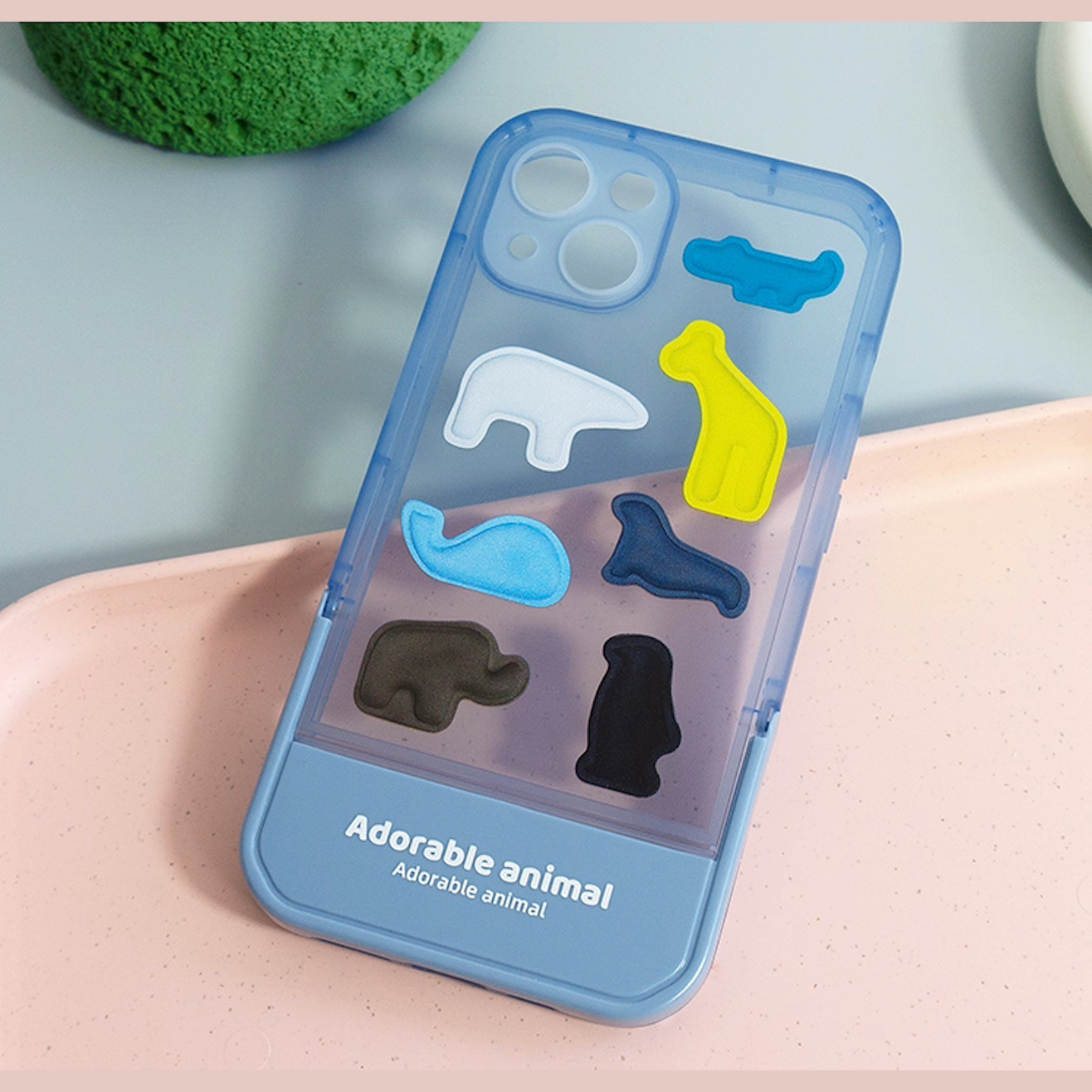 Transparent Animal Pattern Fancy Protective Phone Case Furever Adorable